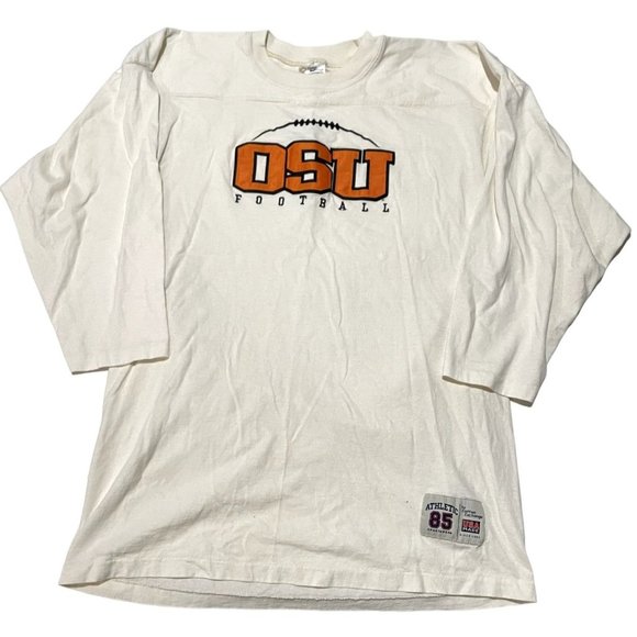 VINTAGE OSU FOOTBALL‎ T SHIRT SIZE LARGE | V1 - Picture 1 of 6